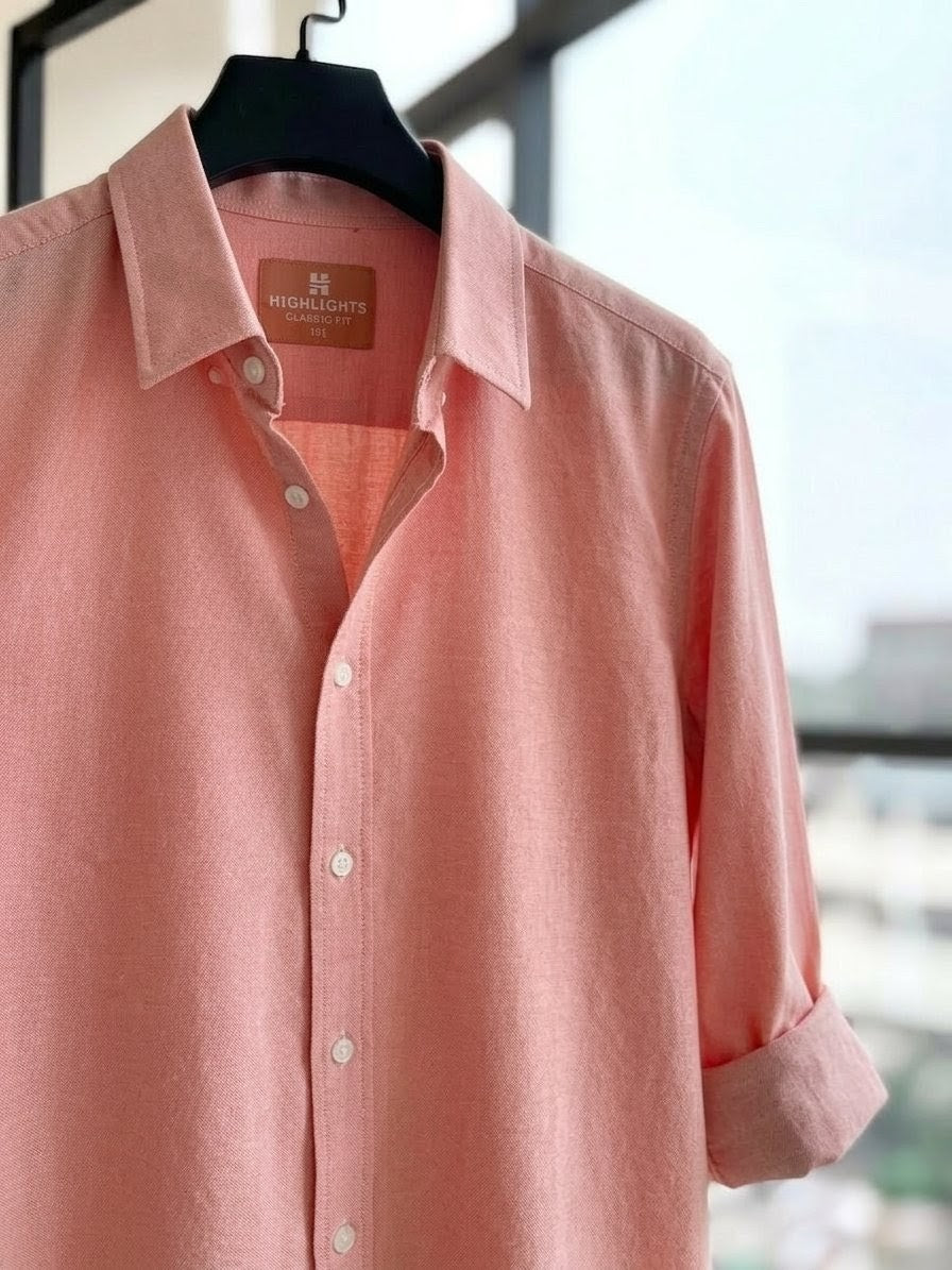 Salmon Pink Shirt