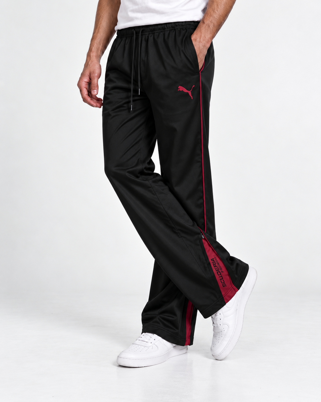 Black Track-Trouser