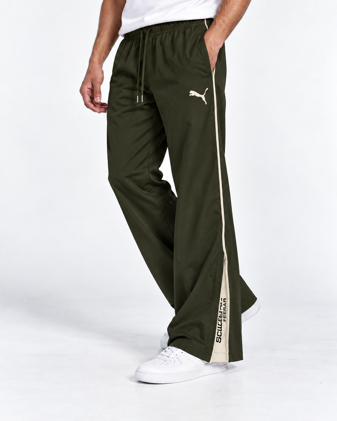 Olive Track-Trouser