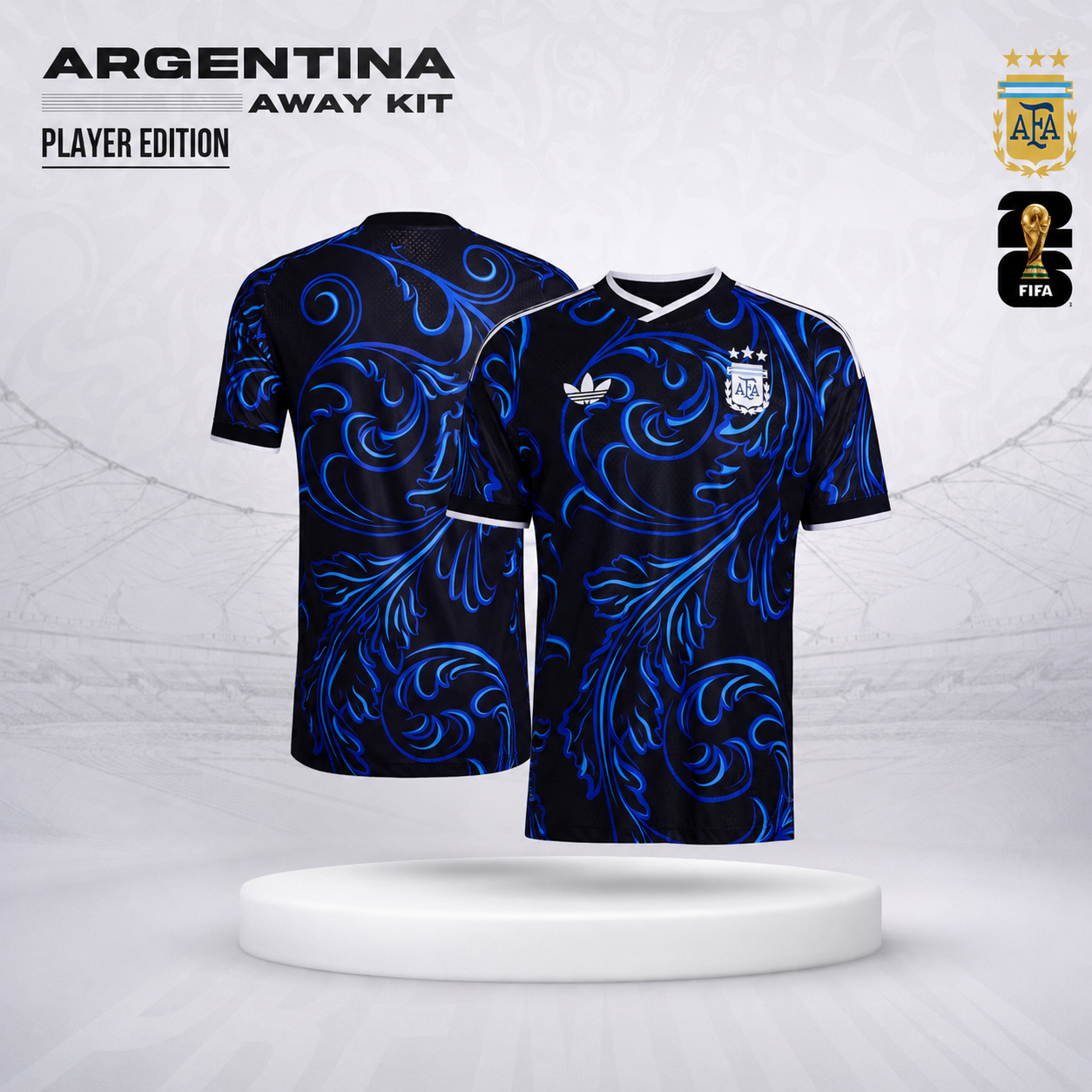 Argentina 2026 World Cup Away Jersey - Player Edition