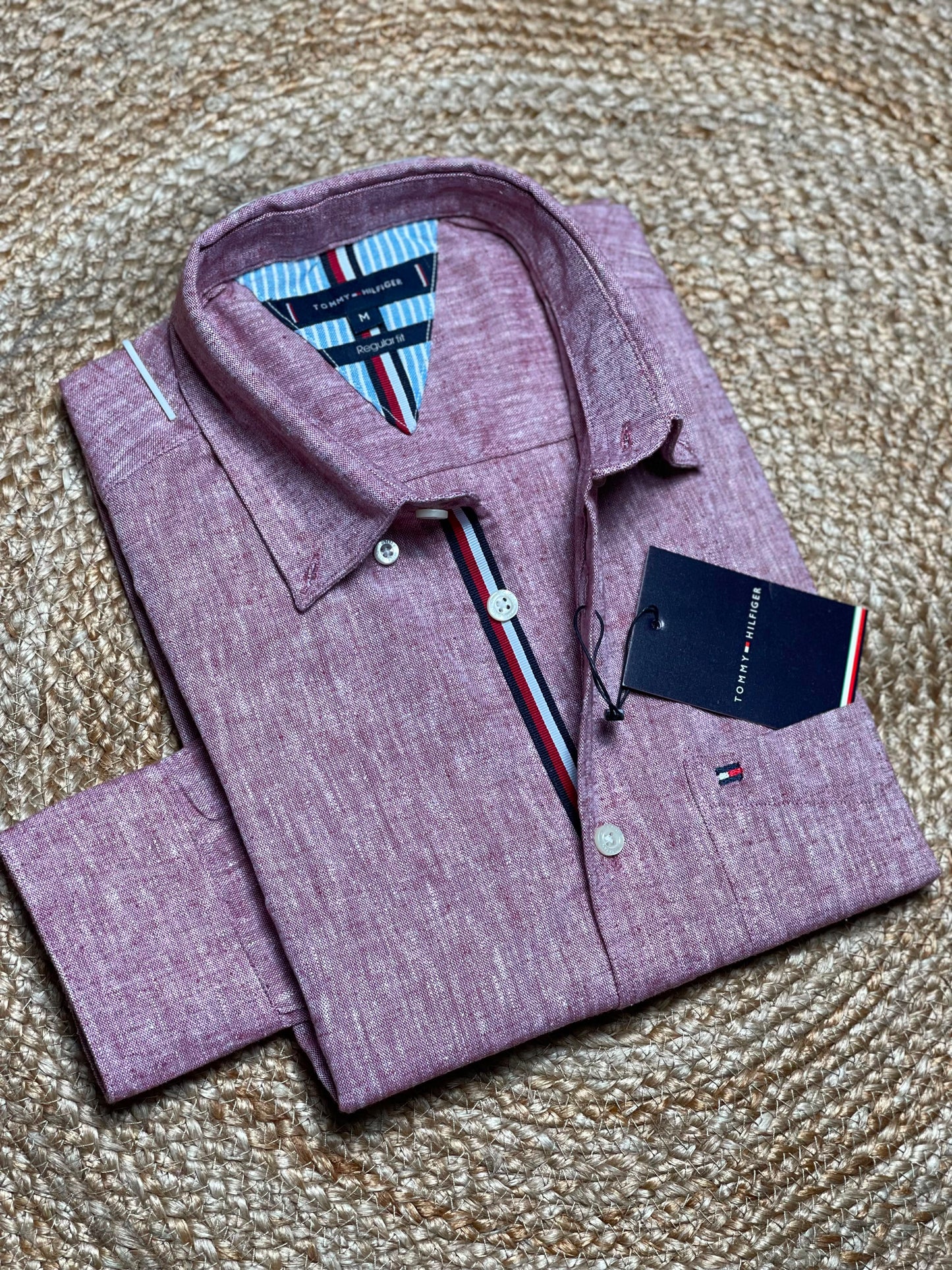 Maroon- Linen Remi Blend