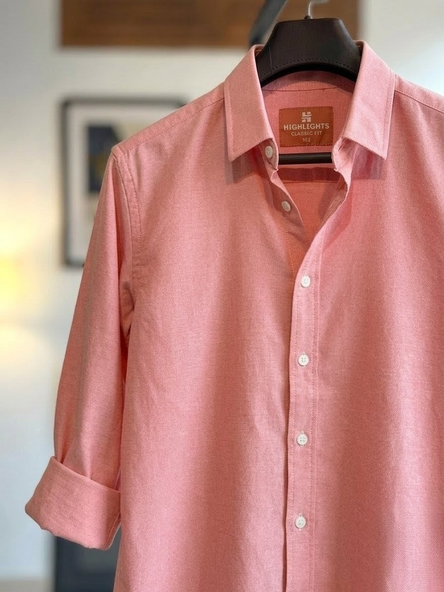 Salmon Pink Shirt