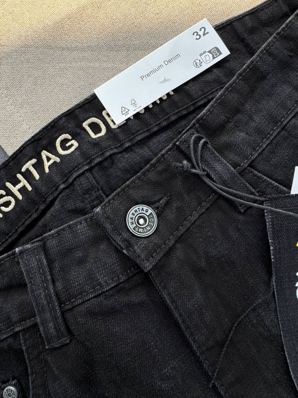 Black Washed Denim