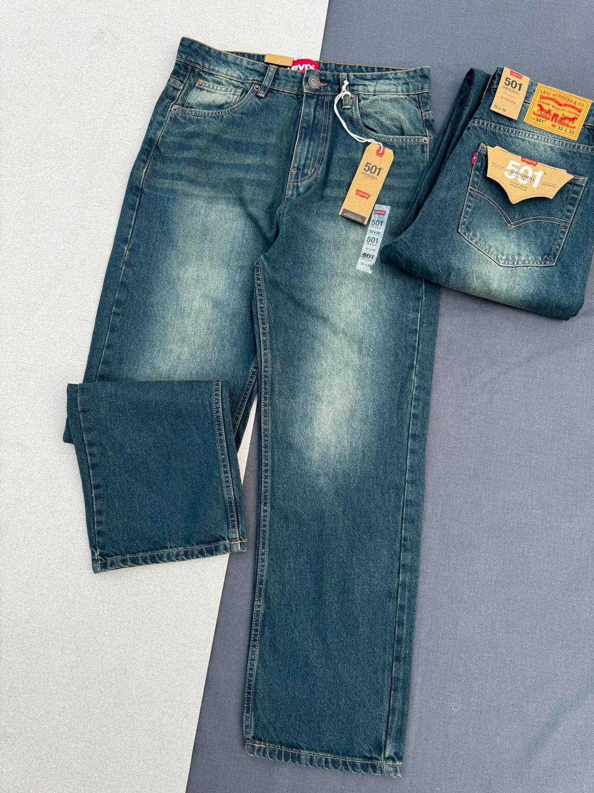 Straight Cut Baggy Jeans