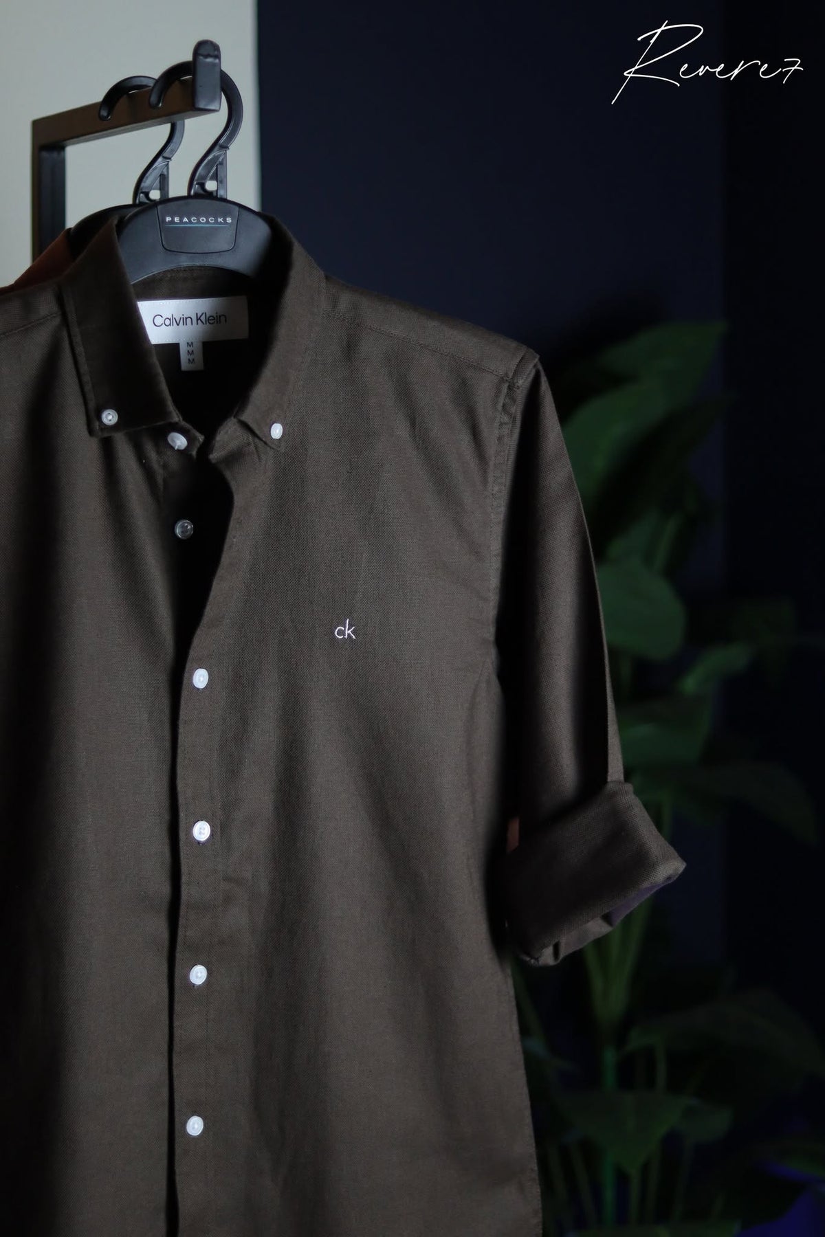 Brown-woven fabric