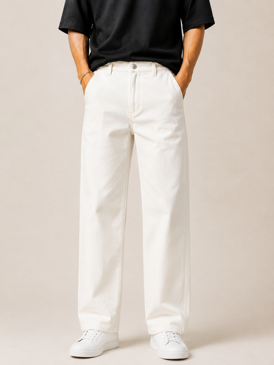 STRAIGHT CUT TWILL