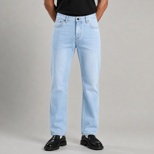 Light Blue Regular fit Denim