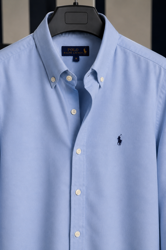 Sky Blue-Oxford Cotton
