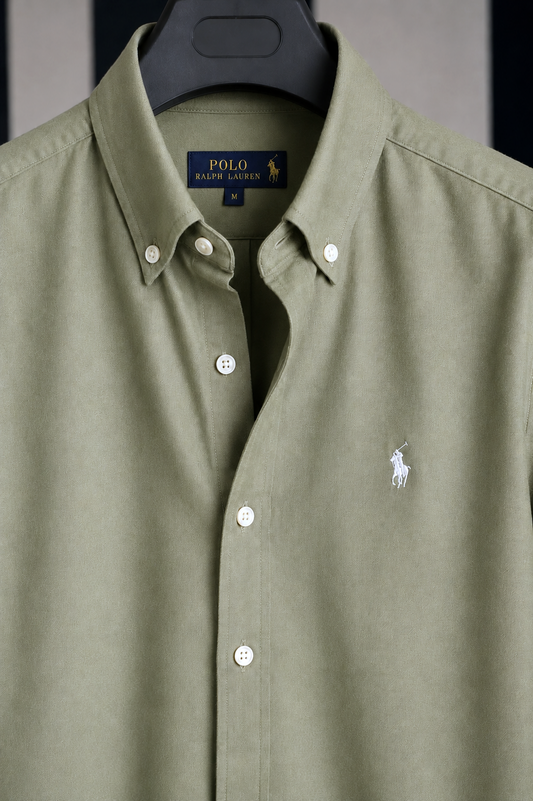 Olive-Oxford Cotton