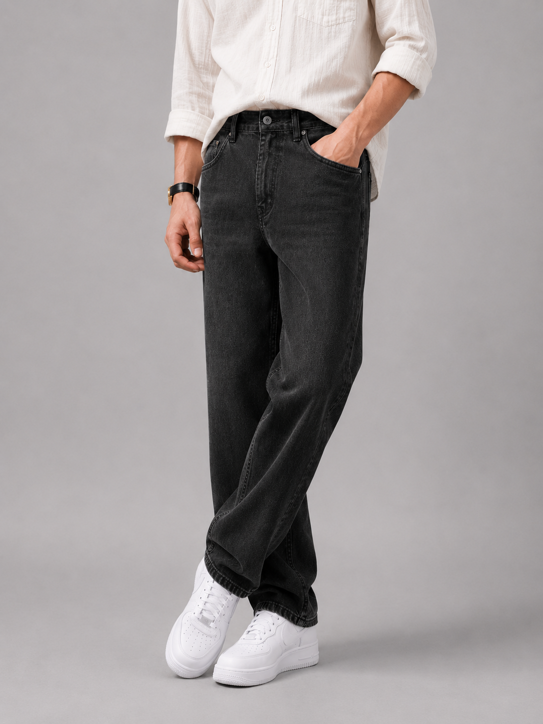 Black Washed Denim