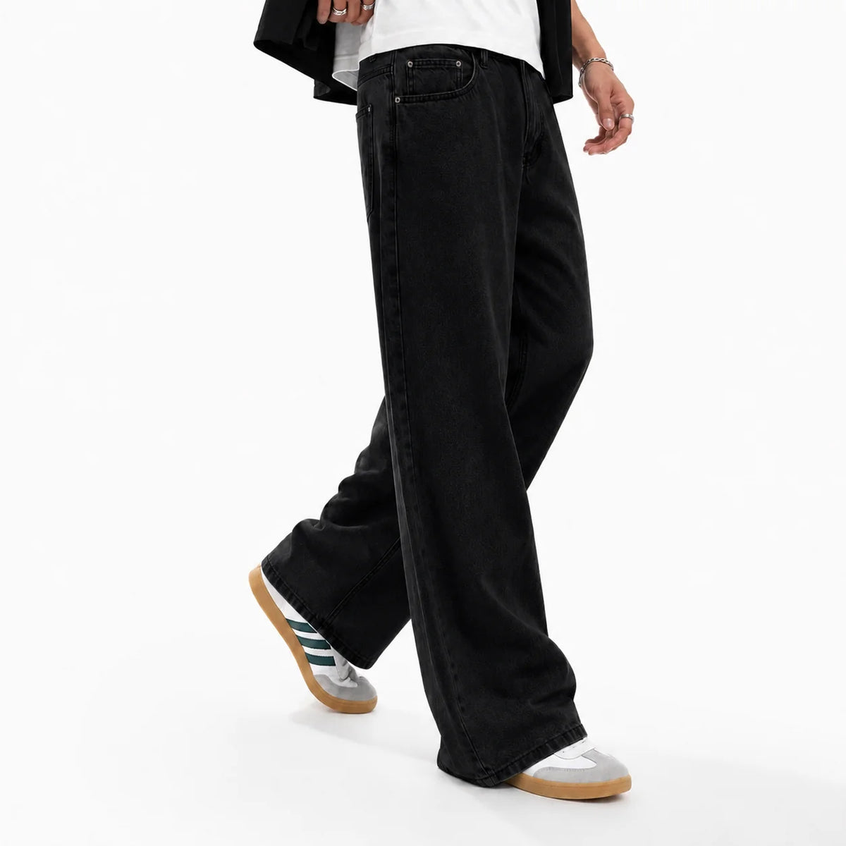 Straight Cut Baggy Jeans