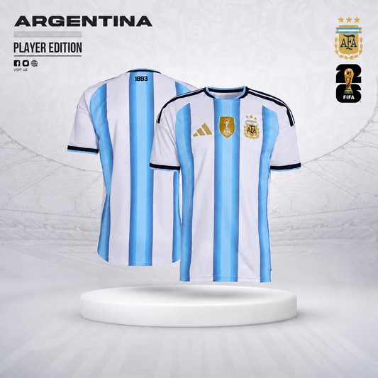 Argentina 2026 World Cup Home Jersey - Player Edition