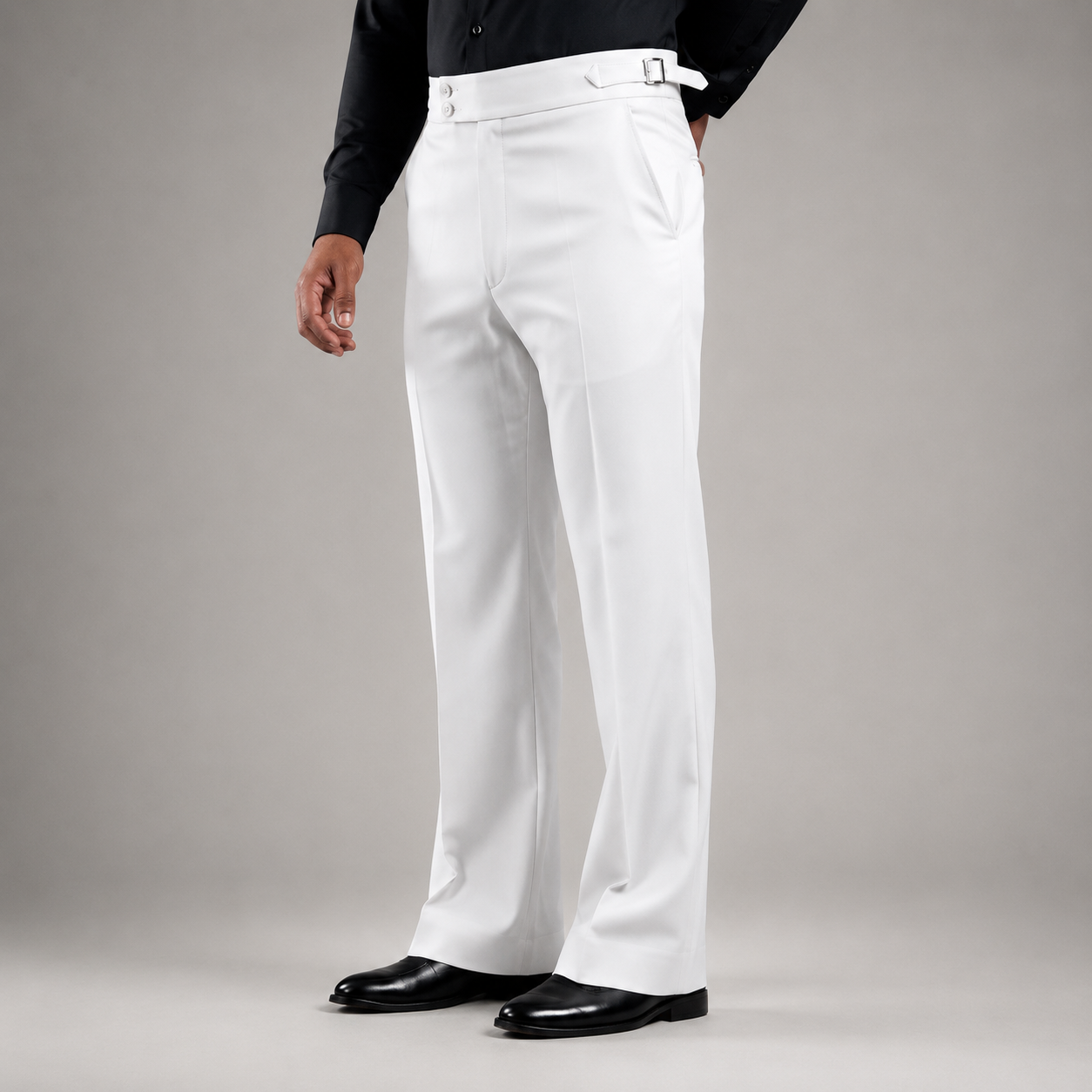 White Formal Bootcut