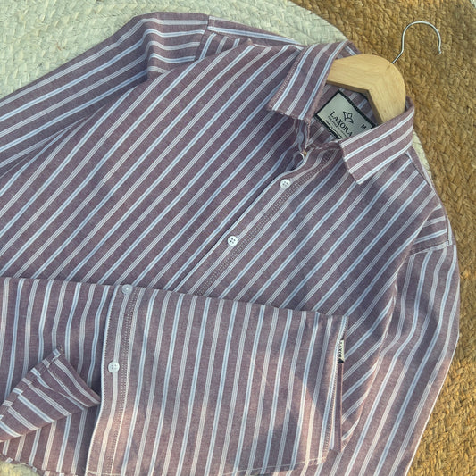 Timeless Striped Shirt (marooned stripe) – Effortless Elegance🔥