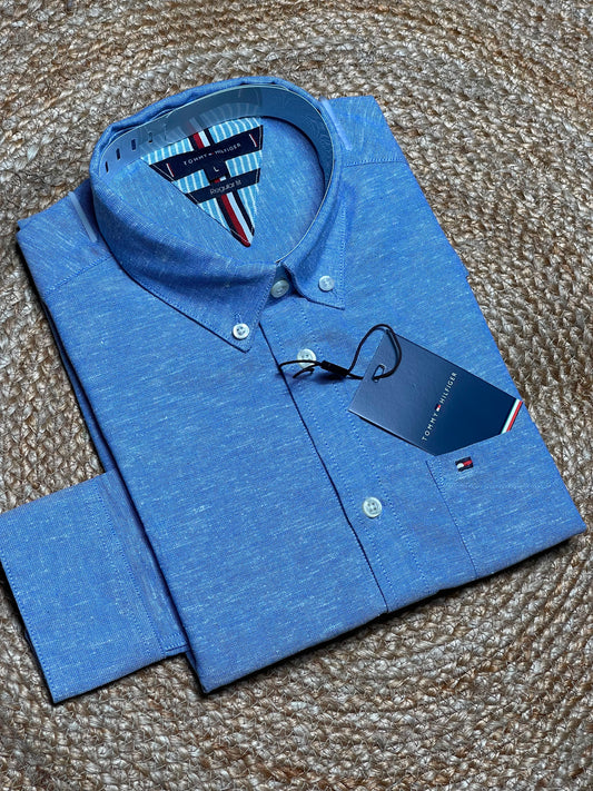Sky Blue- Linen Remi Blend