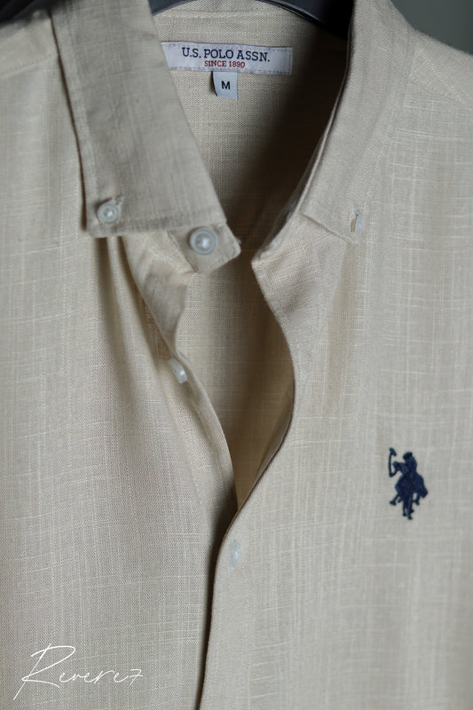 Beige- Ramie Cotton