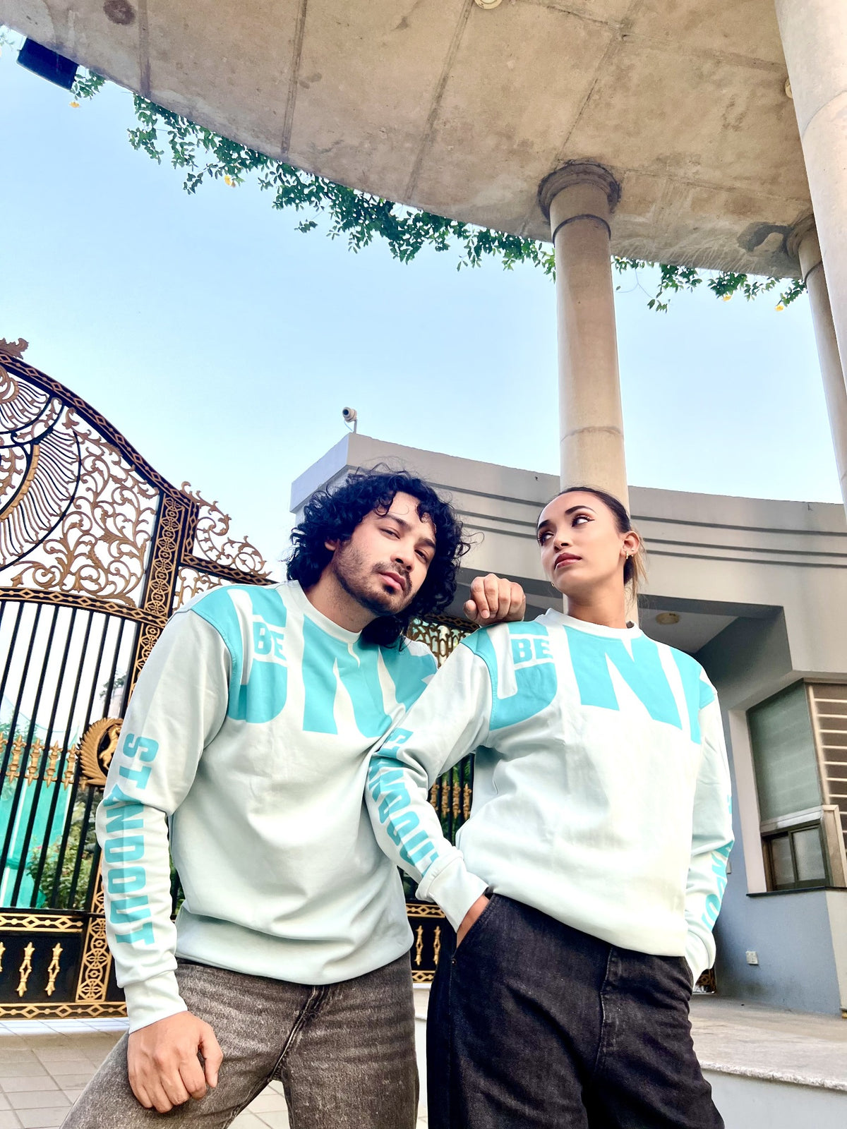 Mint graphic sweatshirt