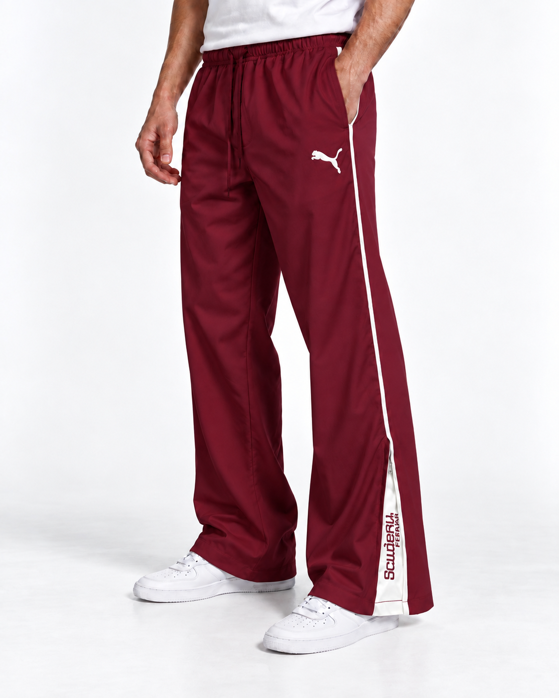 Red Track-Trouser