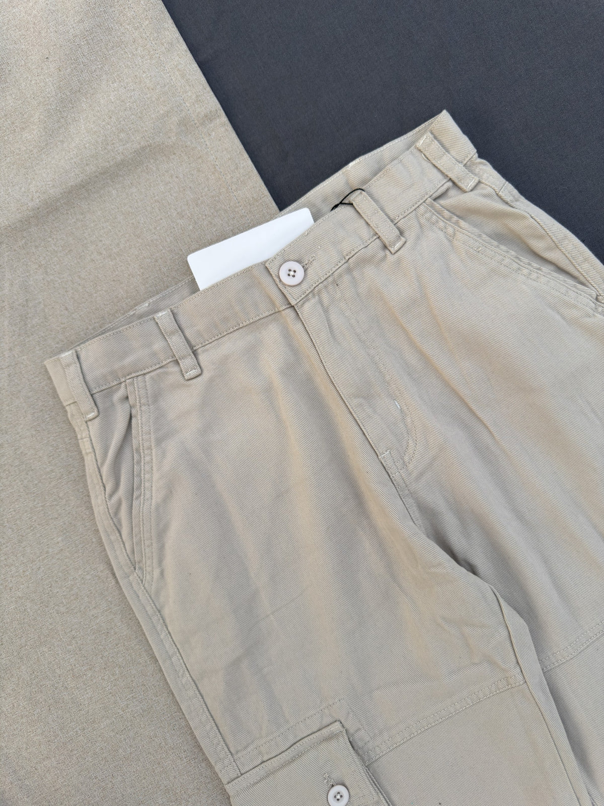 Beige Wide Utility Cargo