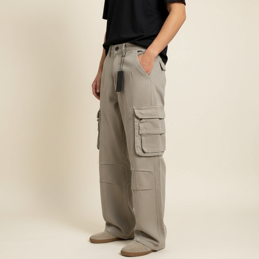 Export Quality Twill 8-Pocket Baggy Cargo 🔥