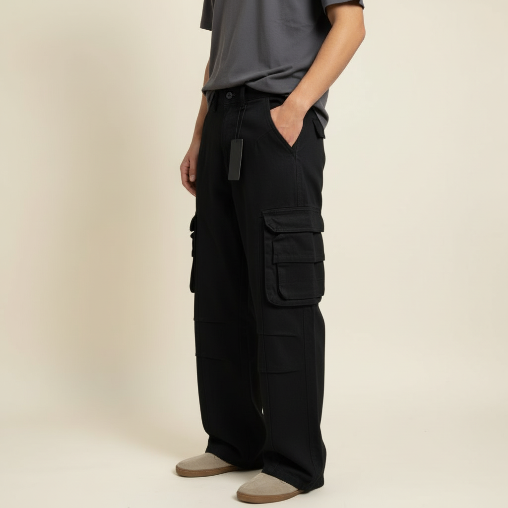Export Quality Twill 8-Pocket Baggy Cargo 🔥