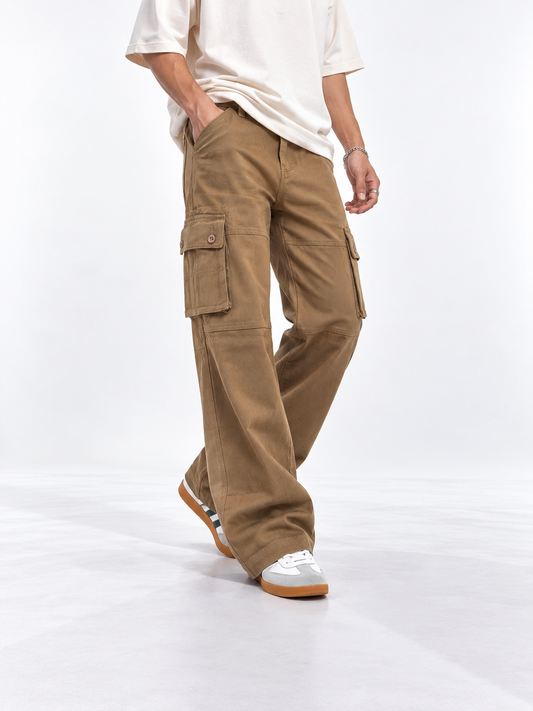 Khaki Wide Utility Cargo